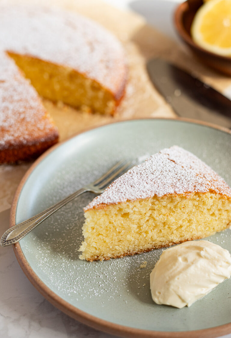 Italian Lemon Olive Oil Cake (Simple & Moist)