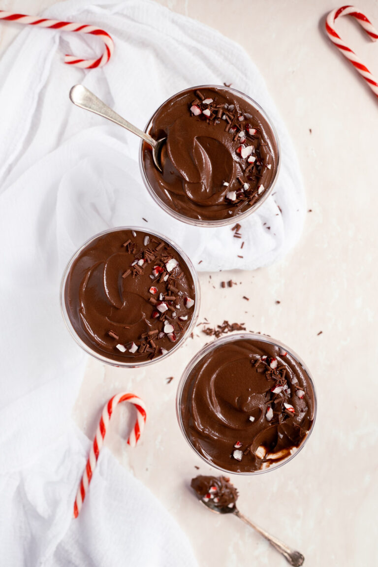 Chocolate Peppermint Pudding