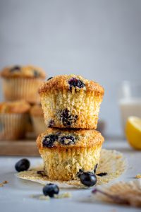 Lemon Blueberry Ricotta Muffins