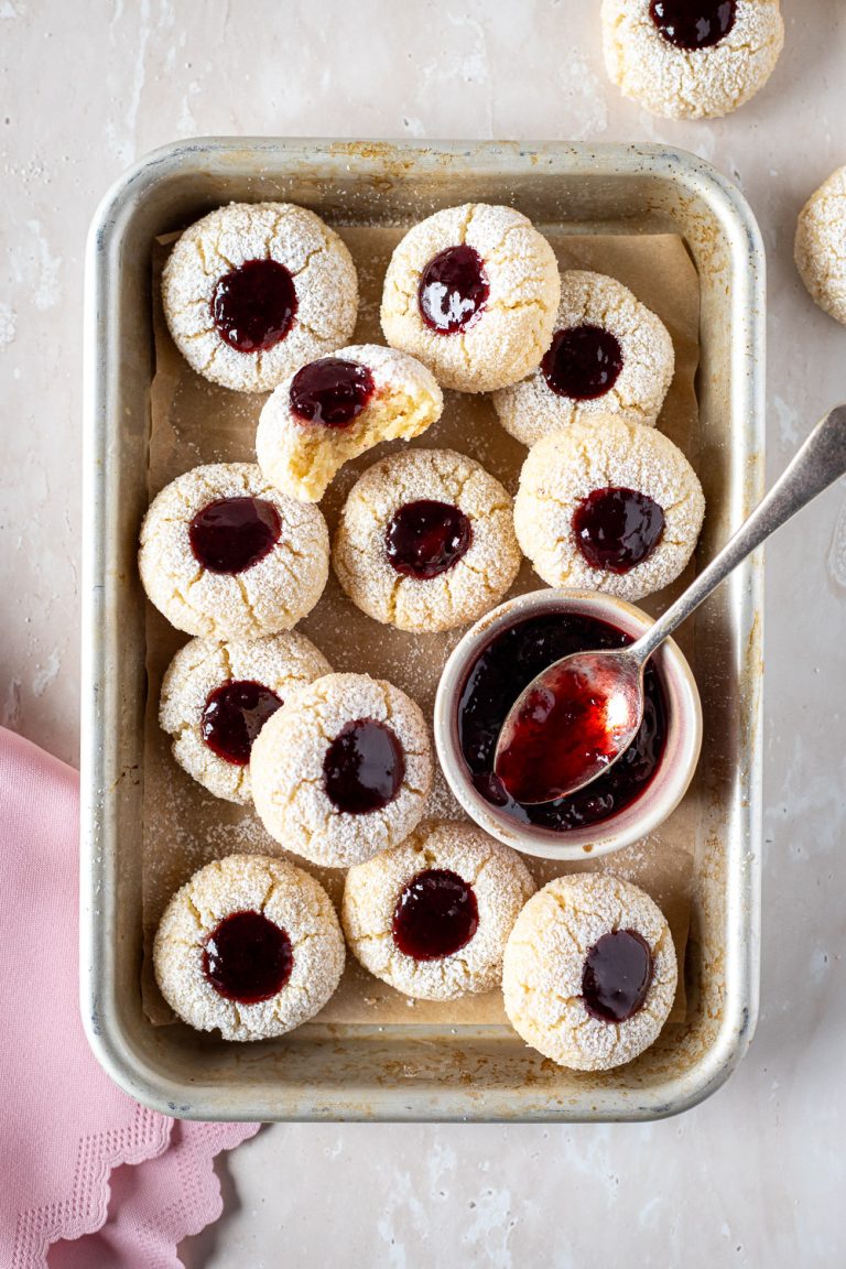 Cherry Amaretti Jam Drops